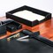 Dacasso Black Bonded Leather Letter Tray AG-1401 - alternate 3